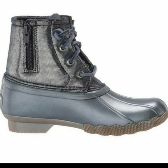 Sperry Toddler Girls Saltwater Rain Boot Size 9M - Picture 4 of 8